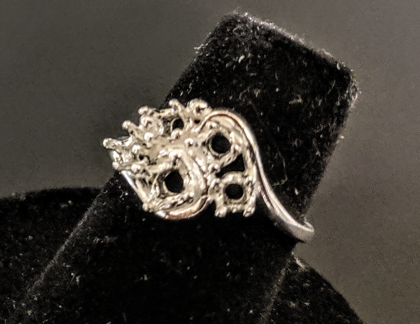 Solid Sterling Silver or 14K Gold Four Stone Cluster Women's Pre-Notched Ring Size 6-8 | Engagement, Wedding, Anniversary Jewelry Gift for Her