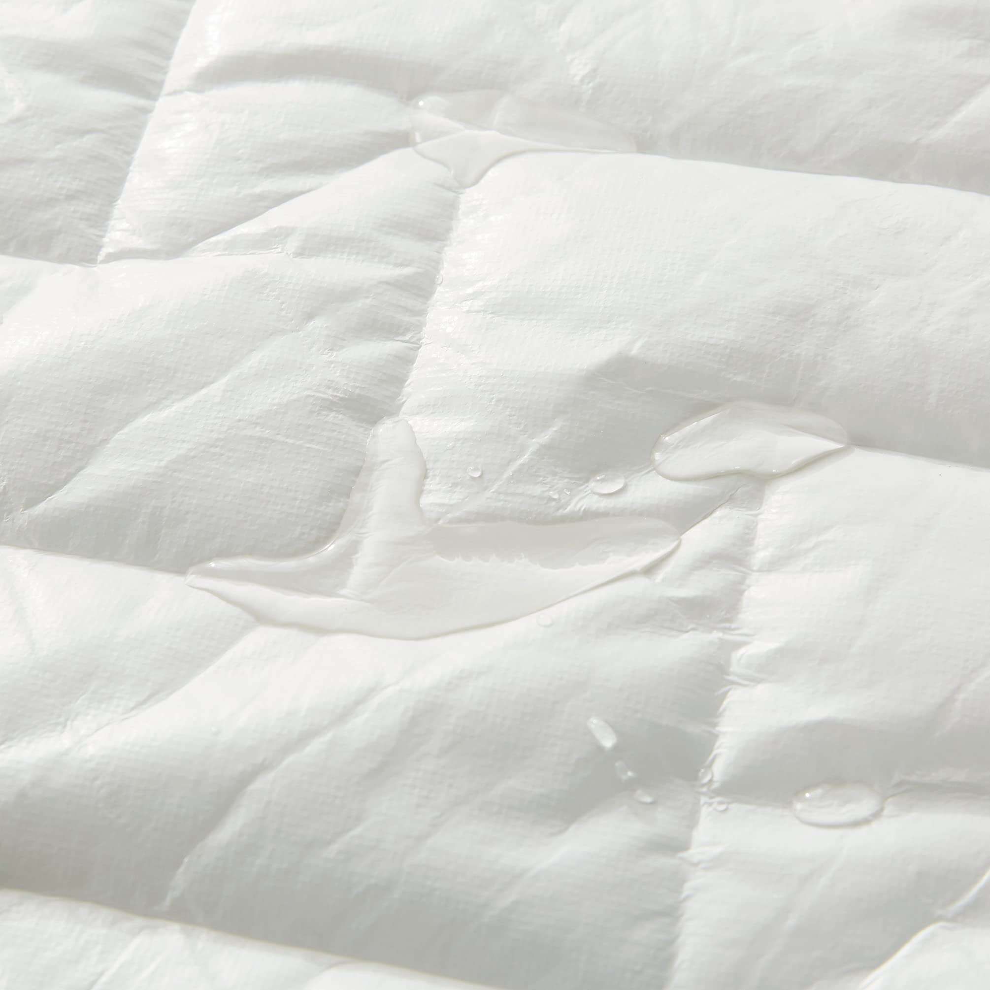 100% Ultra Soft Cotton Quilted Anti-Microbial Mattress Cover Protector - Queen Size, White | Waterproof & Hypoallergenic Bedding for Allergy Relief & Comfortable Sleep