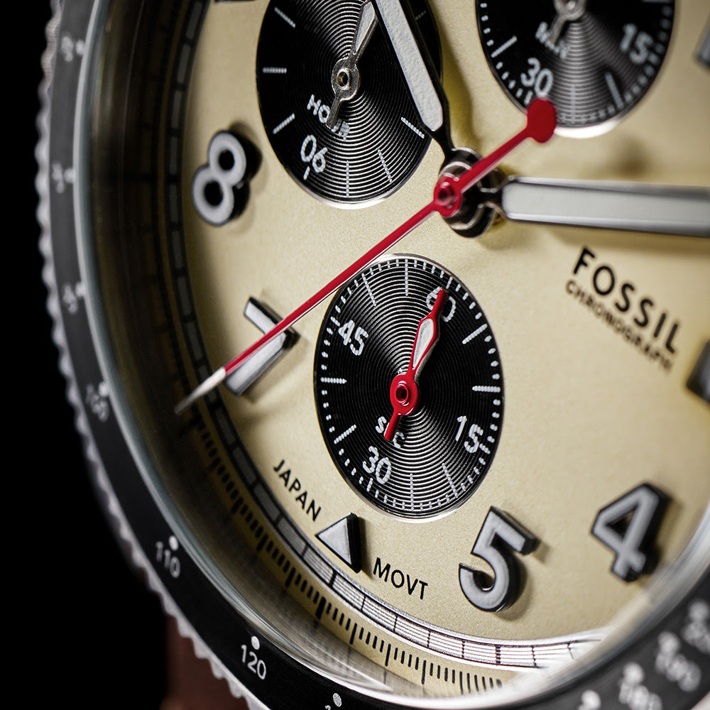 Fossil Sport Tourer FS6042 Chronograph Watch for Men - Stylish Analog Chronograph with Date Function - Perfect for Casual, Business & Outdoor Activities