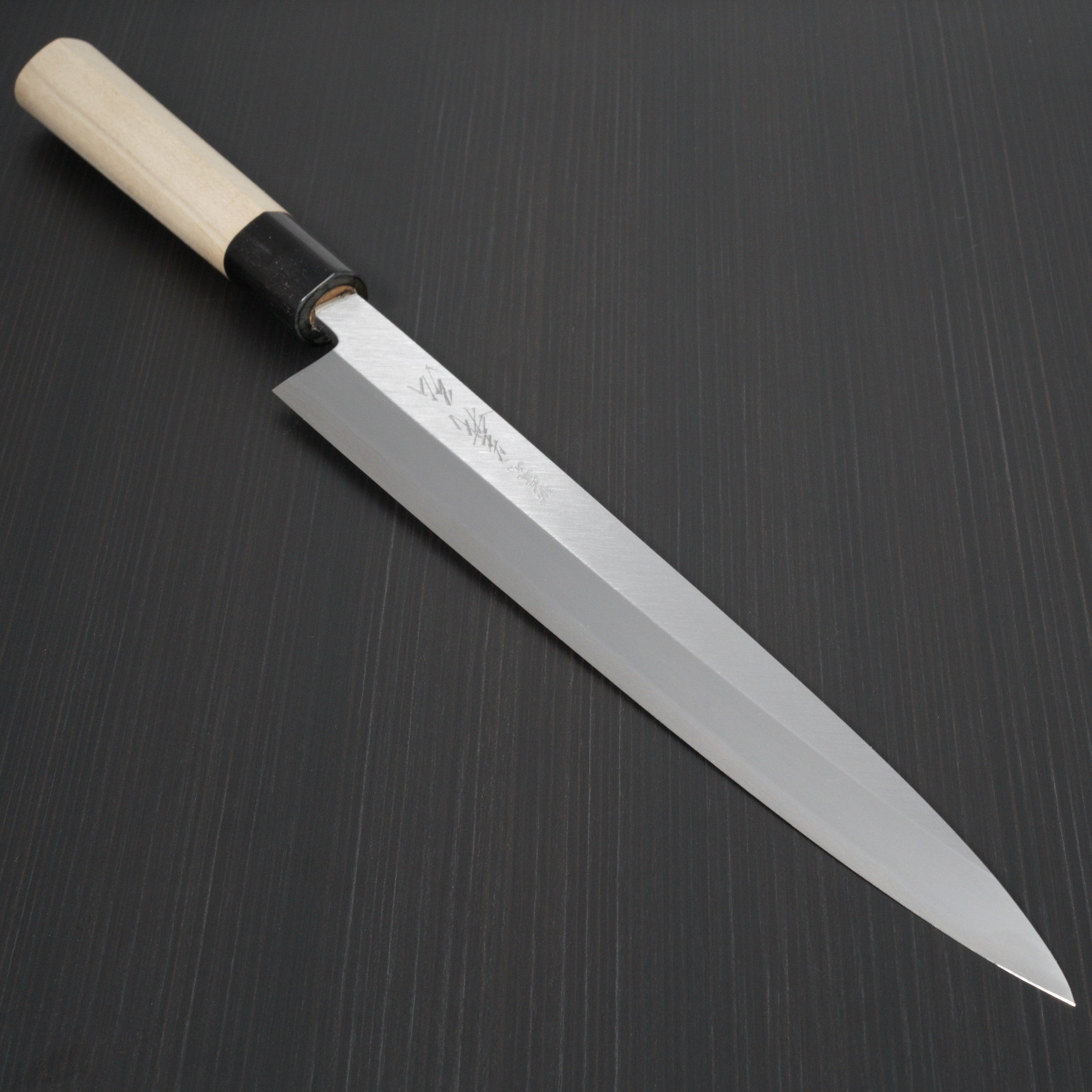 Premium Yoshihiro Jyosaku Shirogami White Steel #2 Sashimi Yanagiba Knife 270mm - Japanese Sushi & Sashimi Chef Knife for Professional Slicing - Perfect for Sushi Restaurants & Home Chefs