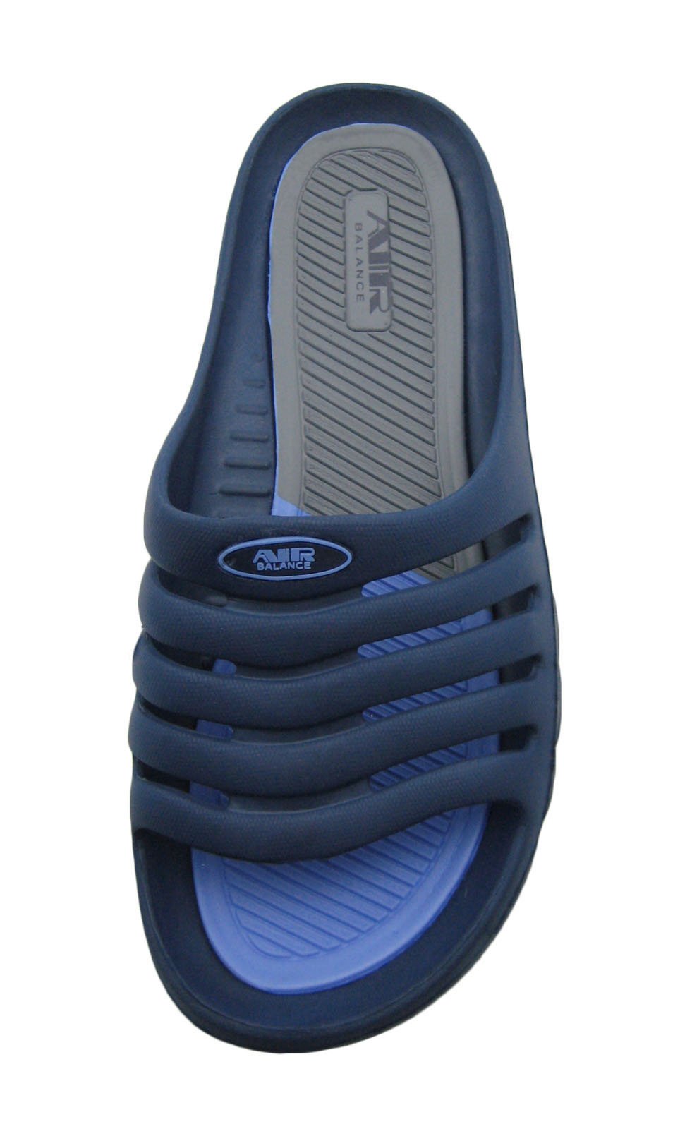Air Light & Comfortable Men's Premium Beach Sandals - Breathable Quick-Dry Shower Slippers for Pool, Gym & Vacation - Size 12 D(M) US in Navy Blue