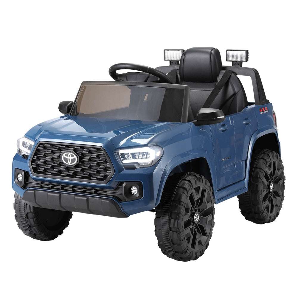 12V Kids Electric Ride-On Car - Toyota Tacoma Off-Road Style, Remote Control, Blue | Battery-Powered Toy Vehicle for Boys & Girls | Outdoor Play, Backyard Fun, Birthday Gift
