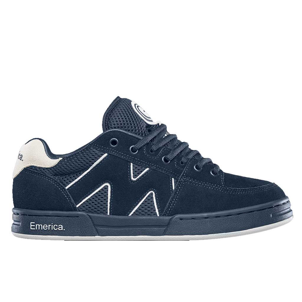 Emerica OG 1 Skate Shoes - Navy Blue Men's High-Top Sneakers for Street Skating & Casual Wear