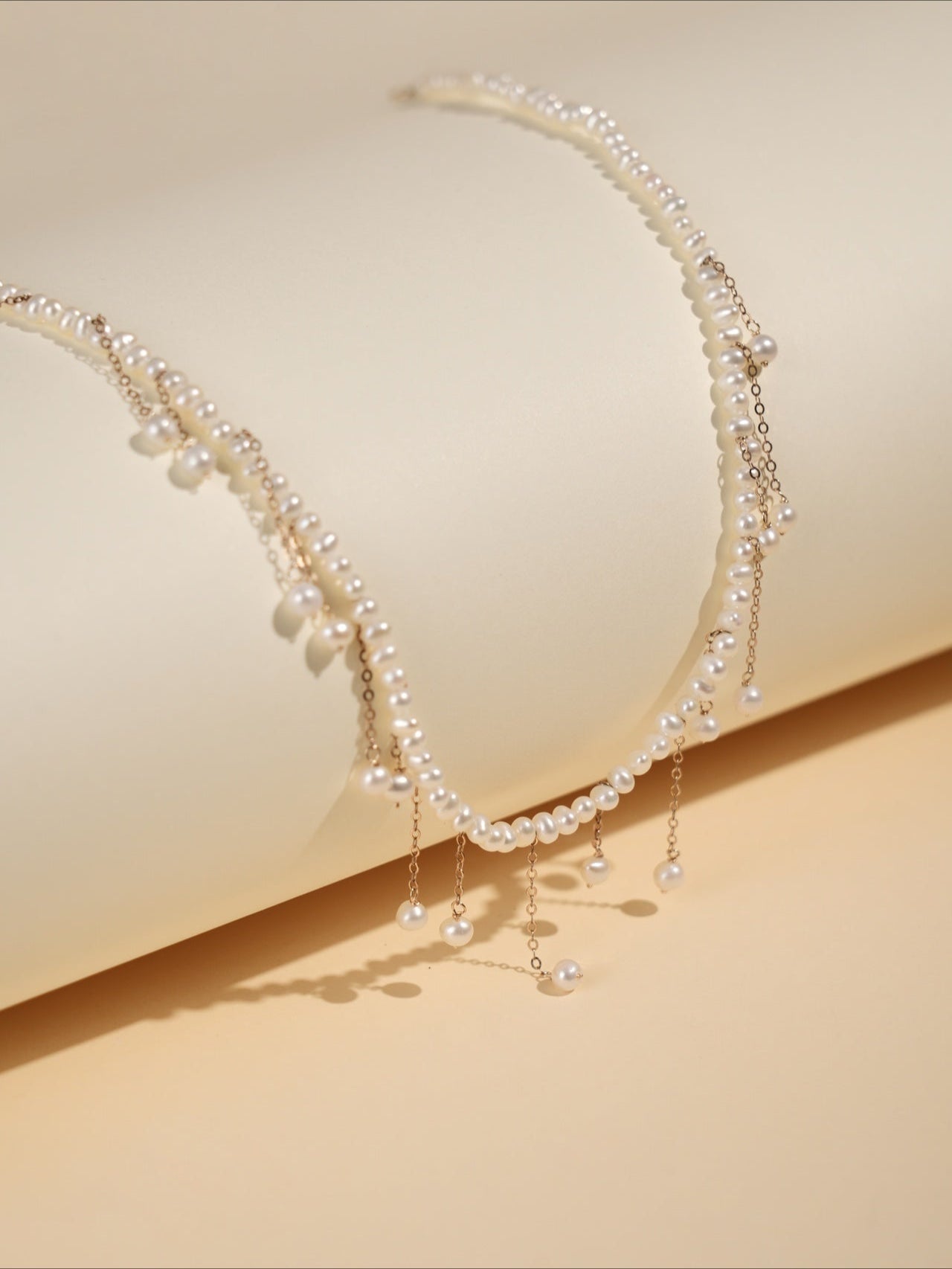 COCOKIM Embellished Half Circle Raindrop Choker Necklace for Women - Elegant Layered Crystal Pendant Jewelry for Party, Wedding & Evening Wear