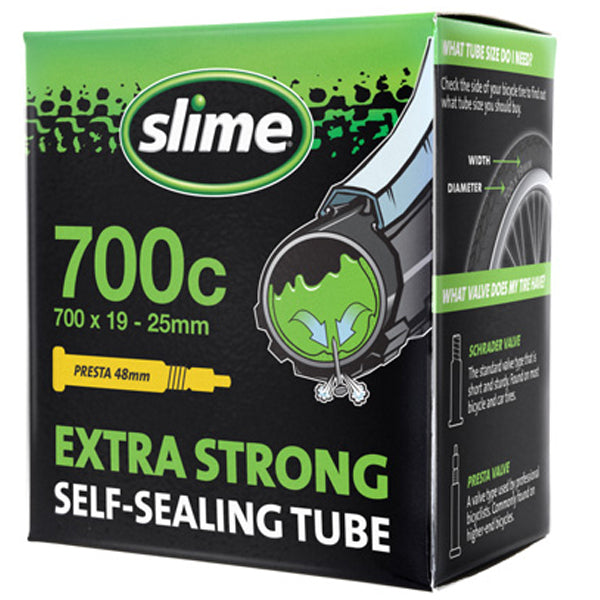 700x19 25C 48mm Presta Valve Road Bike Inner Tube - Compatible with Hybrid & Commuter Bikes, Perfect for Urban Cycling & Daily Commutes