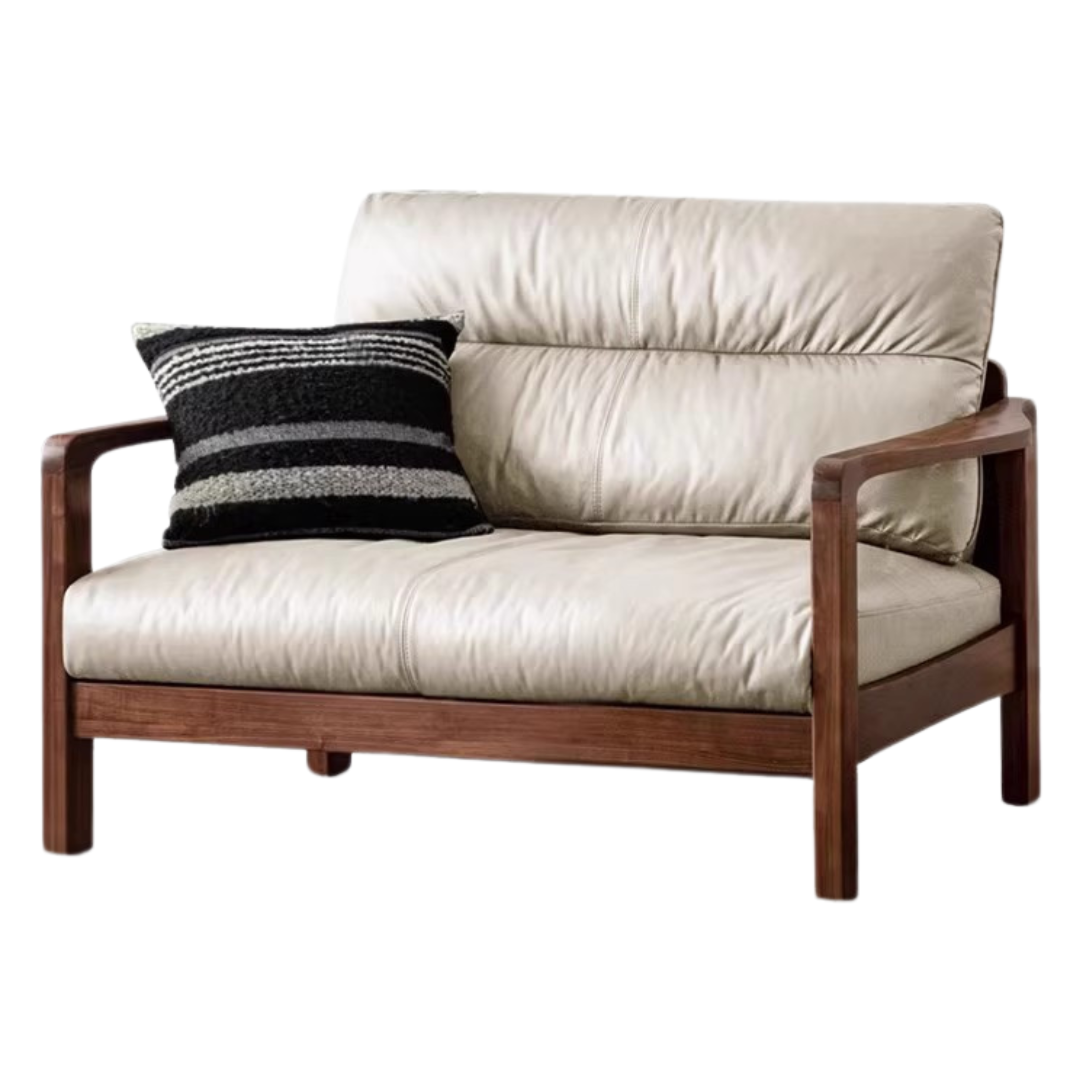 36.5x35x36 inch / 92.8x89.5x91cm/ Off-White color / Single Seat Sofa