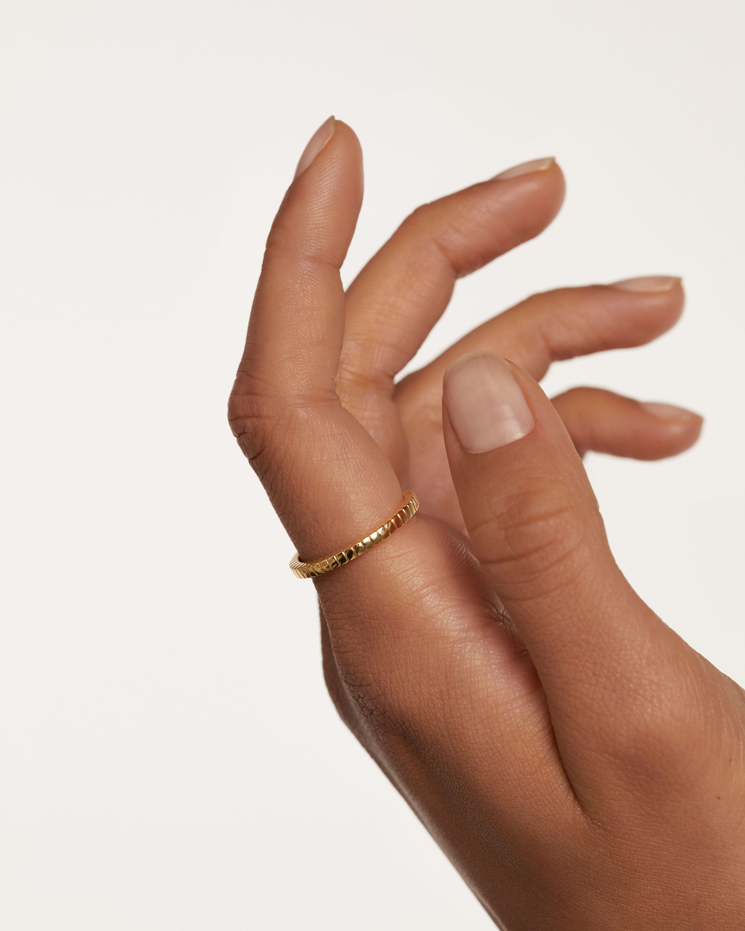 Elegant 14K Gold Ring for Women - Minimalist Dainty Jewelry Gift for Her - Perfect for Weddings, Anniversaries & Everyday Wear