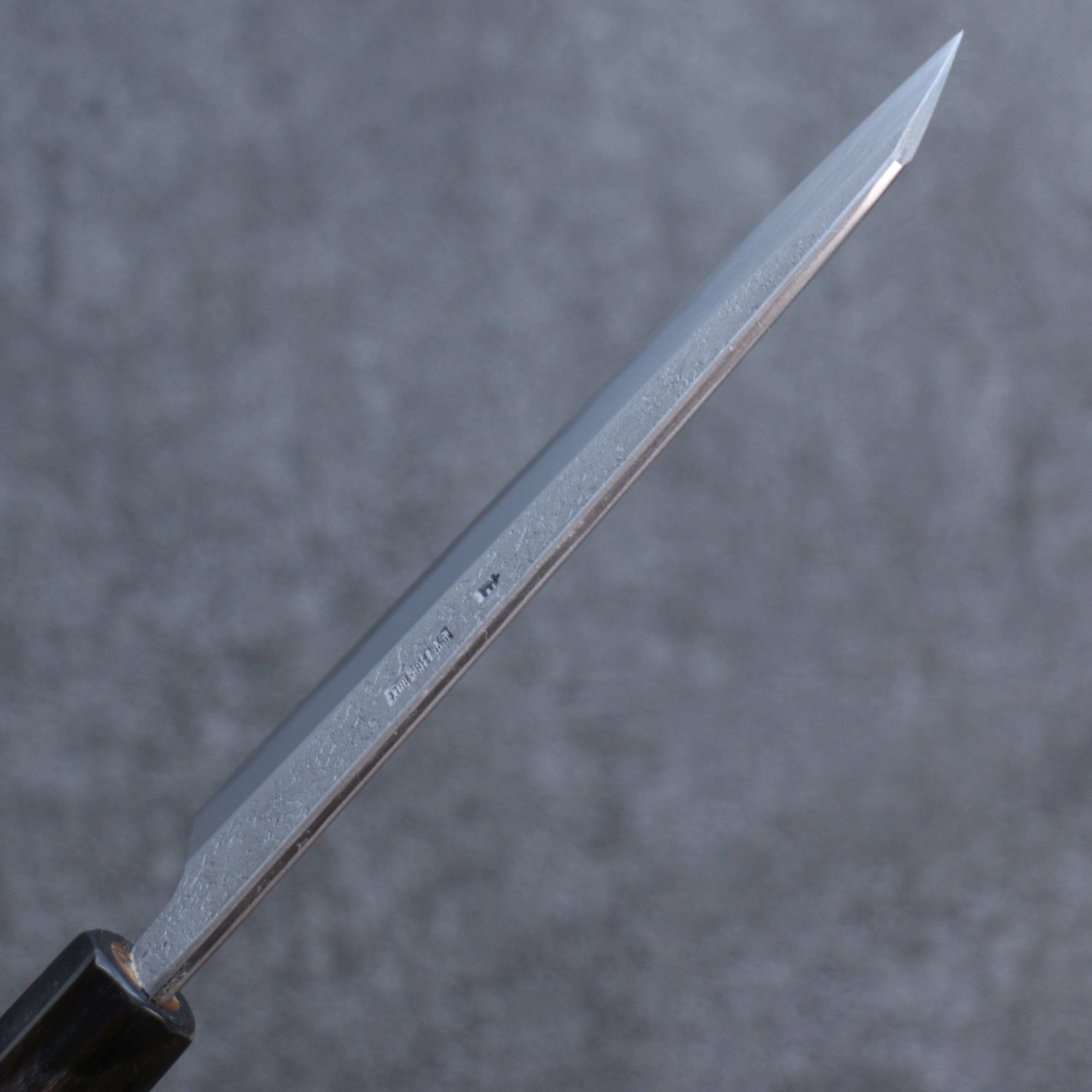 Premium Kikuzuki White Steel No.2 Nashiji Kiritsuke Petty Utility Knife 135mm - Magnolia Wood Handle - Ideal for Slicing, Chopping & Precision Kitchen Tasks