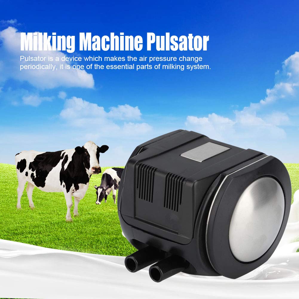 HP102 Stainless Steel Pneumatic Pulsator - Adjustable Milker Accessories for Dairy Farming - 2 Outlet Design - Durable Milking Equipment for Cows & Goats - Perfect for Small Farms & Homesteads