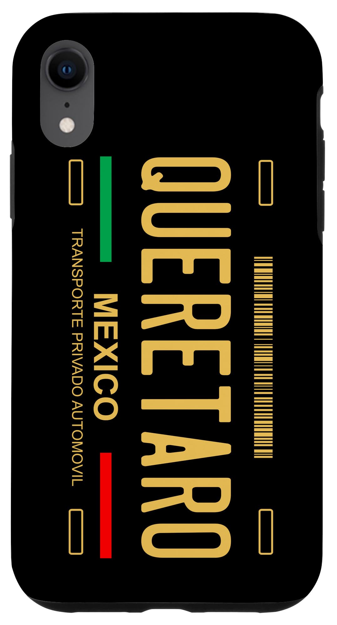 iPhone XR Shockproof Case with Queretaro License Plate Design - Durable Protective Cover for Everyday Use, Travel & Commuting