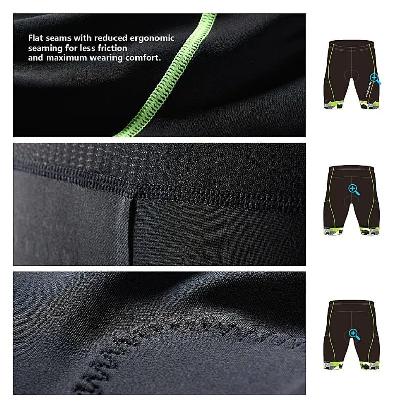 Men's Triathlon Cycling Shorts - Quick Dry, Comfortable & Breathable for Swim, Bike, Run - Perfect for Triathlons, Training & Outdoor Sports