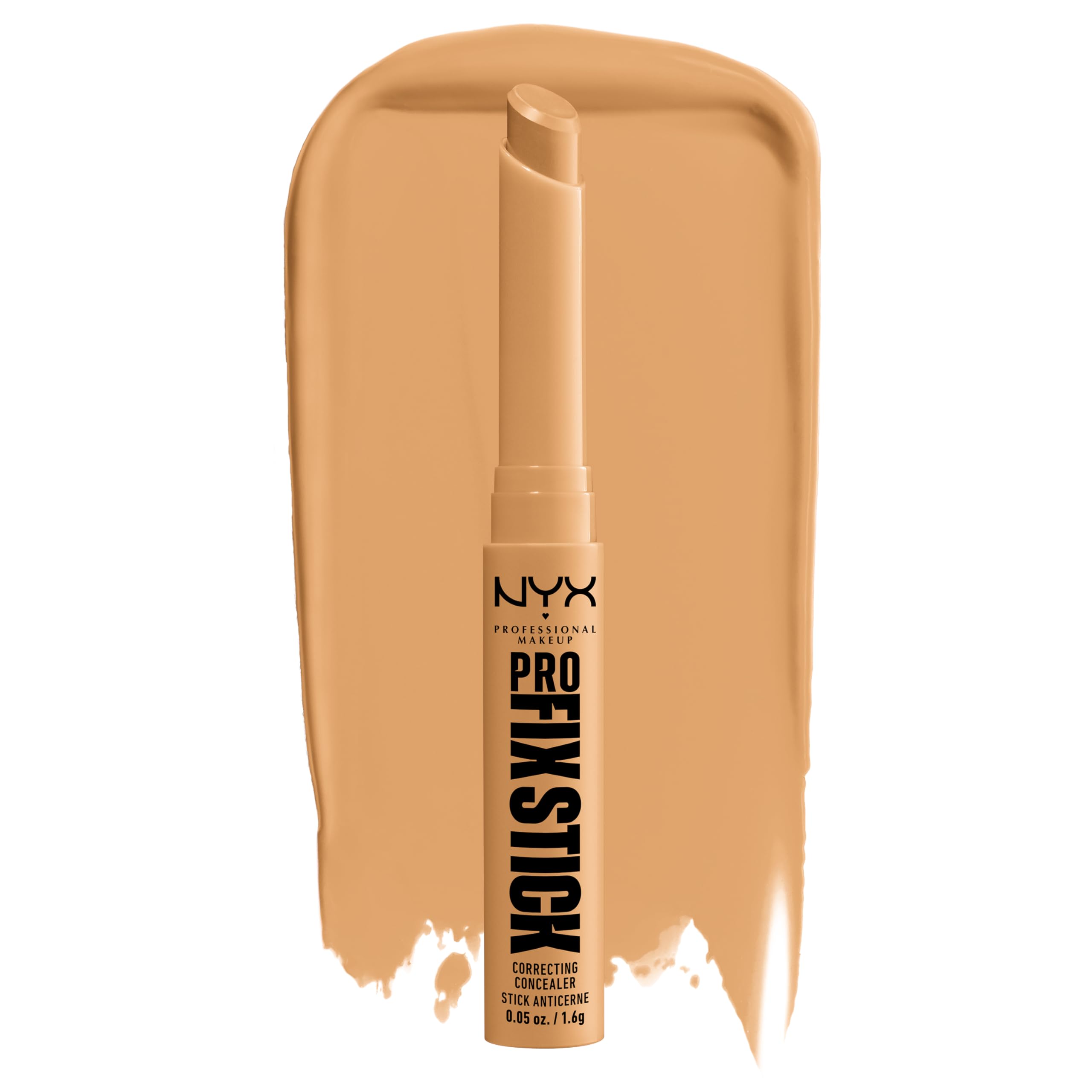 NYX Professional Makeup Pro Fix Stick Correcting Concealer - Buildable Medium Coverage, Classic Tan | Conceal Dark Circles, Blemishes & Imperfections for Flawless Skin | Perfect for Everyday Makeup & On-The-Go Touch-Ups