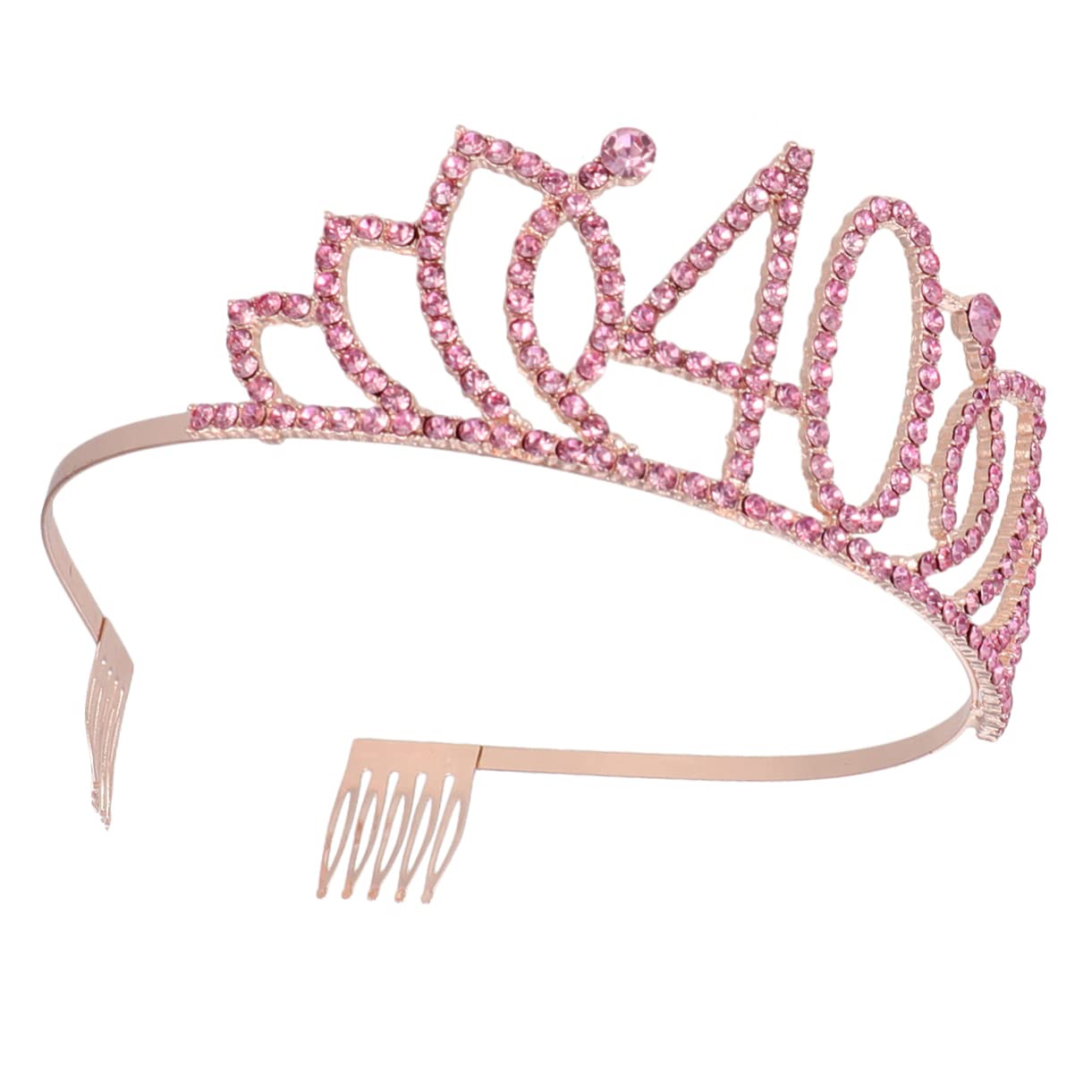 Beavorty 3-Piece Elegant Bridal Hair Accessories Set - Wedding Tiara, Birthday Headband & Party Headdress for Women & Girls - Perfect for Bridal Showers, Birthday Celebrations & Special Occasions