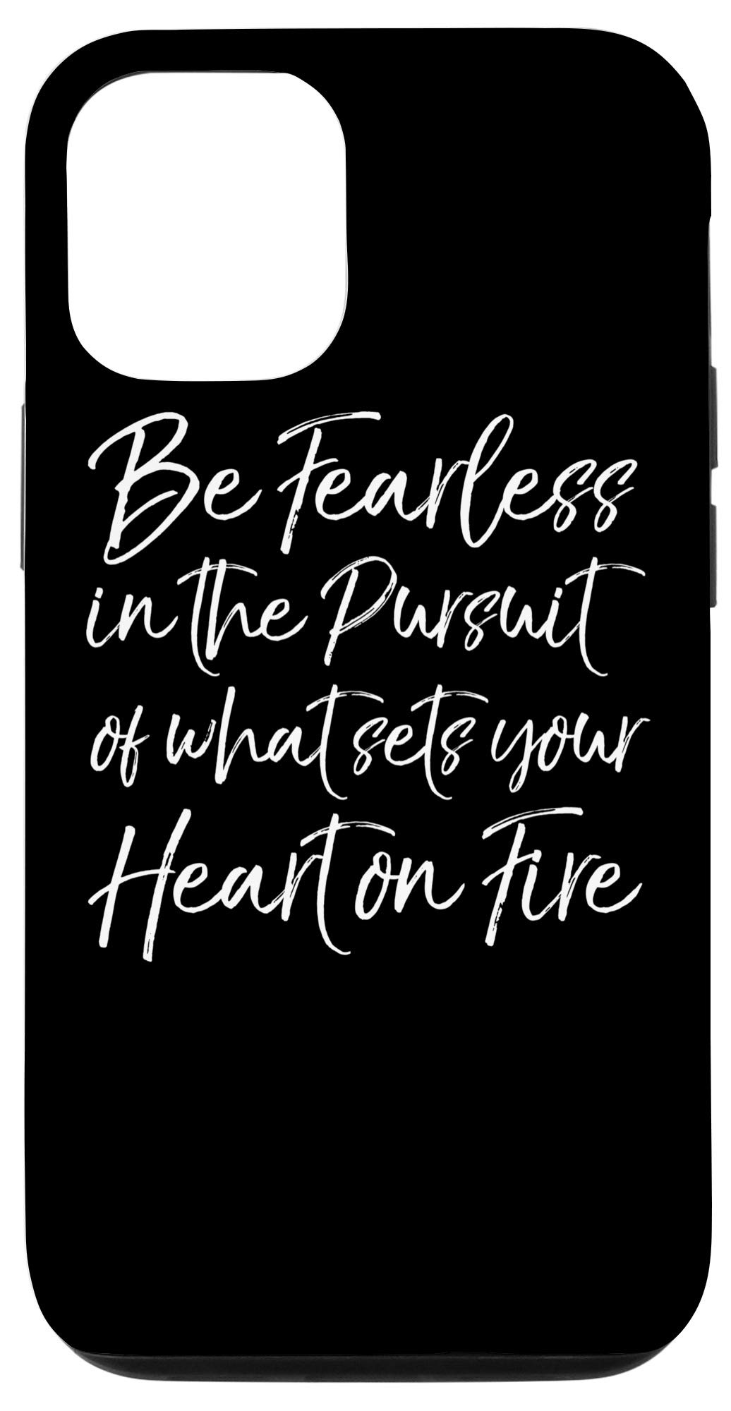 iPhone 12/12 Pro Fearless Heart Case - Durable Protective Cover for Adventure, Travel & Daily Use