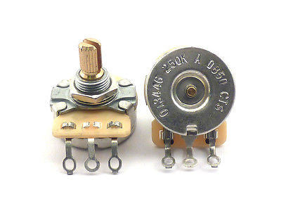 Fender CTS 250KA Split Shaft Potentiometer 099-0830-000 - Premium Guitar Volume/Tone Control for Electric Guitars & Amps