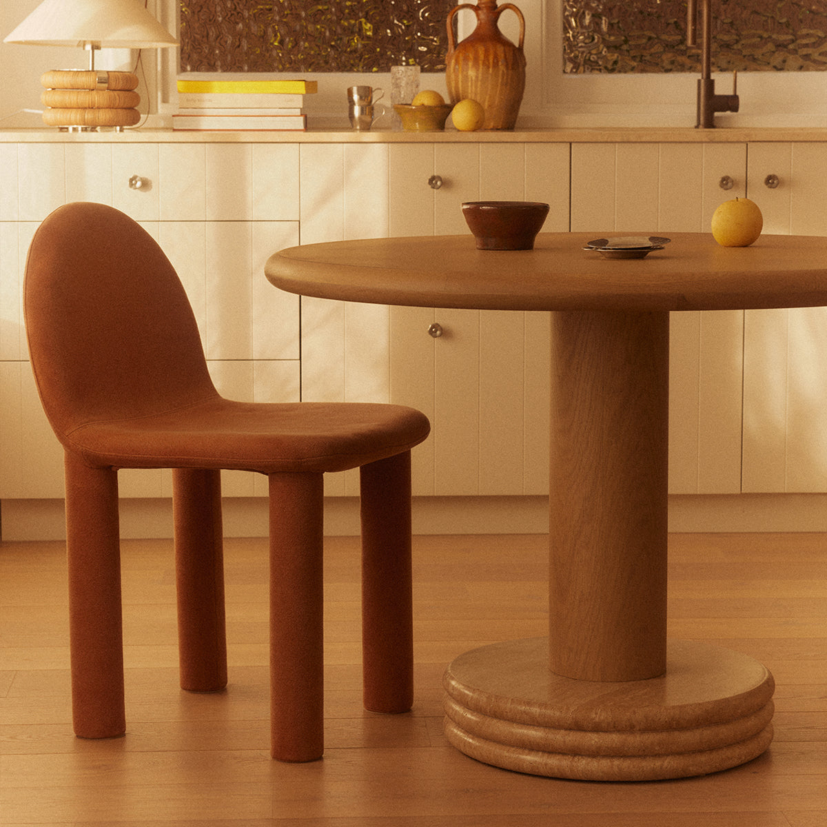 Elegant Arch Dining Chair in Cabarita Hazel - Modern Wooden Dining Room Chair for Kitchen, Dining Table, and Home Decor