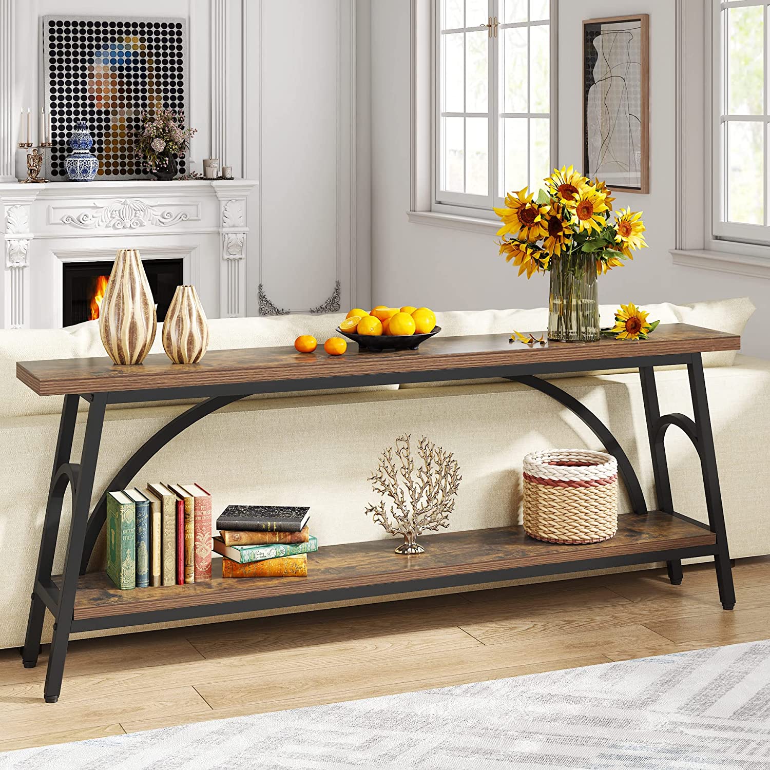 2 Tier Console Table - 70.8