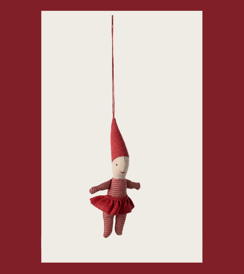 Maileg Soft Pixy Girl Ornament - Cute Fairy Doll for Christmas Tree Decor, Nursery Room, Gift for Girls & Collectors | Perfect for Holiday Decorations, Birthday Presents & Fairy Tale Themed Parties
