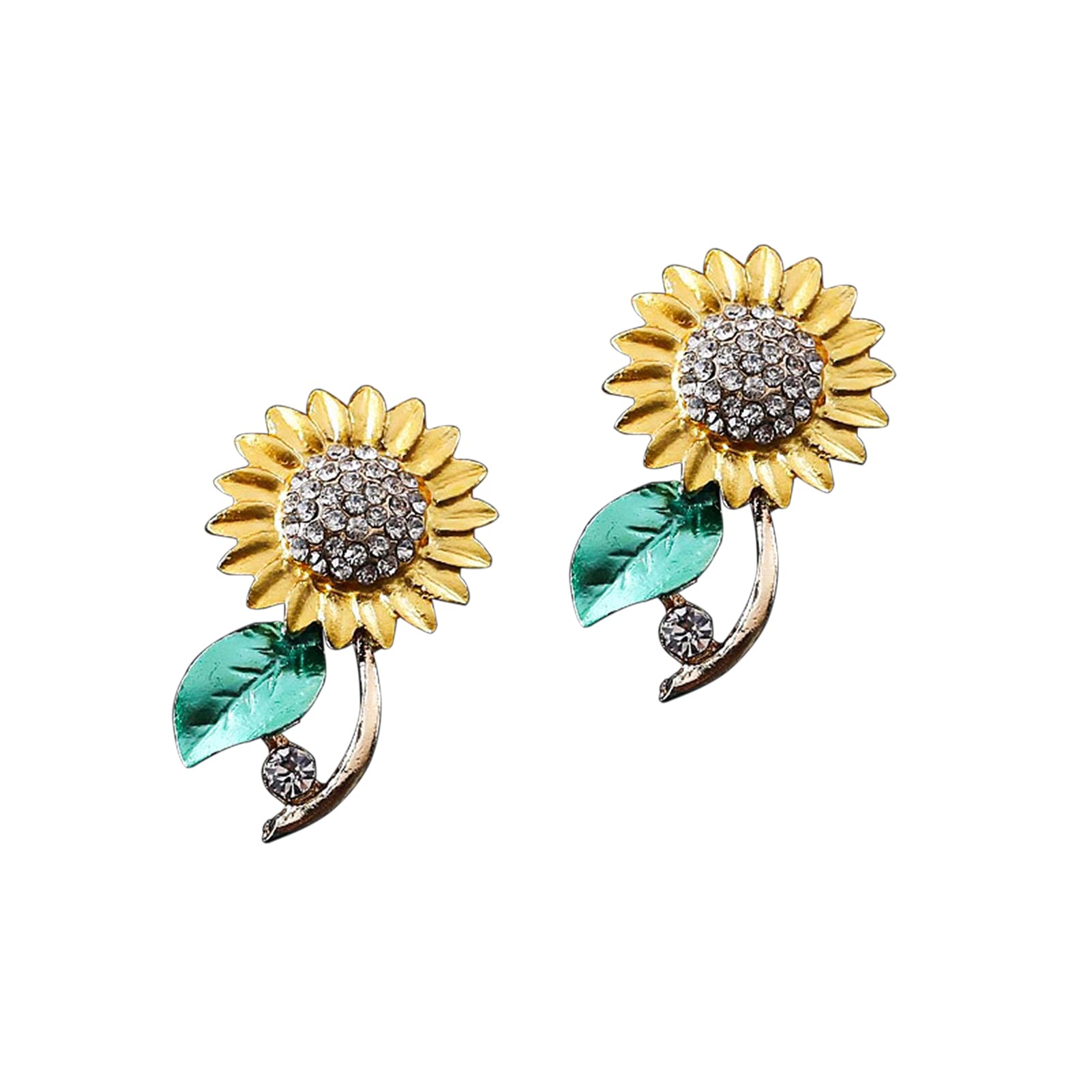 JENPECH Car Air Freshener - 2PCS Sunflower Shaped Car Perfume Clips for Auto Air Vent - Long Lasting Fragrance for Fresh Car Interior - Perfect for Sedan, SUV, Truck & Office Use
