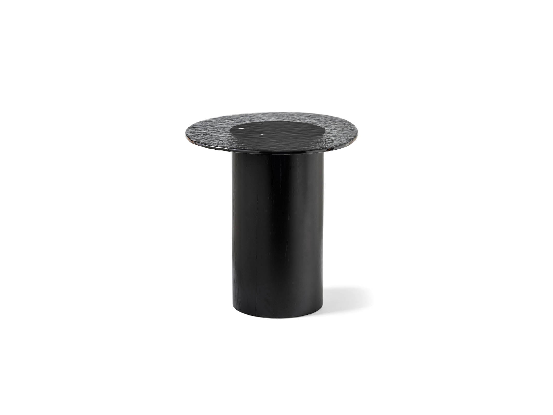 Organic Mushroom Side Table - Natural Wood Nightstand for Bedroom, Living Room & Nursery - Stylish & Functional Small End Table with Storage Shelf