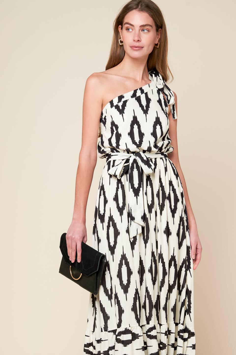 Perfect Sensation Woven Maxi Dress - Flowy Summer Beach Dress for Women, Boho Chic Long Dress for Vacations, Parties & Date Nights
