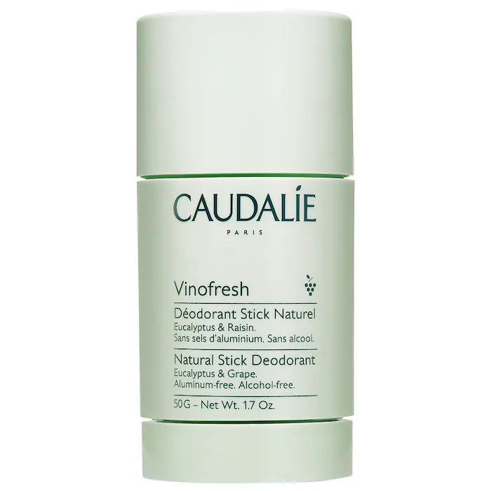 Vinafresh Natural Aluminum Free Deodorant by Caudalie - Fresh & Gentle Protection for Sensitive Skin - Perfect for Daily Use, Gym & Outdoor Activities