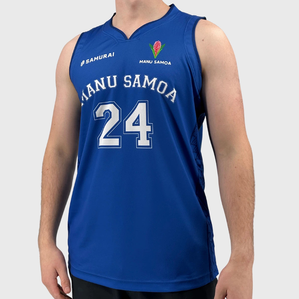 2024/25 Samurai Samoa Rugby Jersey - Men's Basketball Vest for Rugby & Casual Wear - Perfect for Games, Training & Fan Support