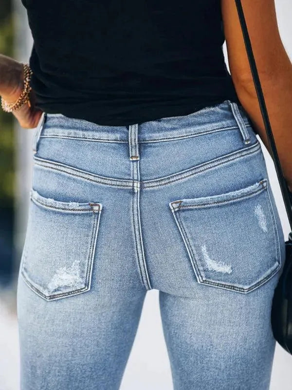 Women's High Waist Stretch Denim Jeans - Comfortable Slim Fit Skinny Jeans for Everyday Casual Wear | Perfect for Work, Dating & Weekend Outfits