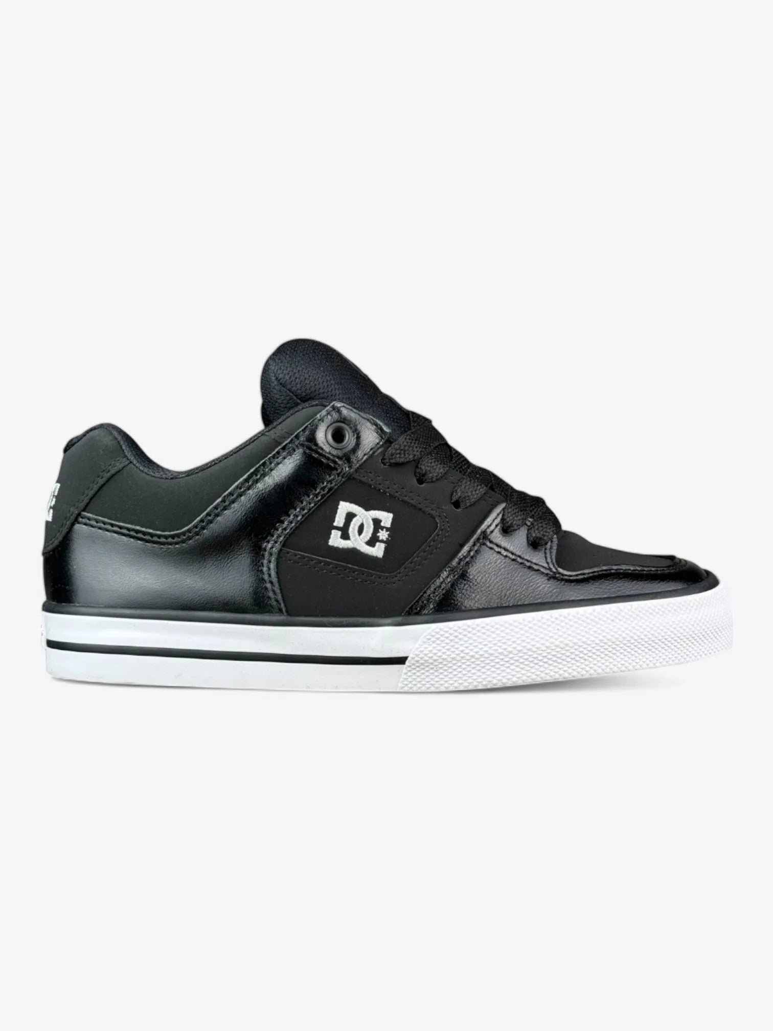 DC Pure 3 SE Premium Women's Skate Shoes - Black & White | Comfortable Sneakers for Skateboarding, Streetwear & Casual Fashion