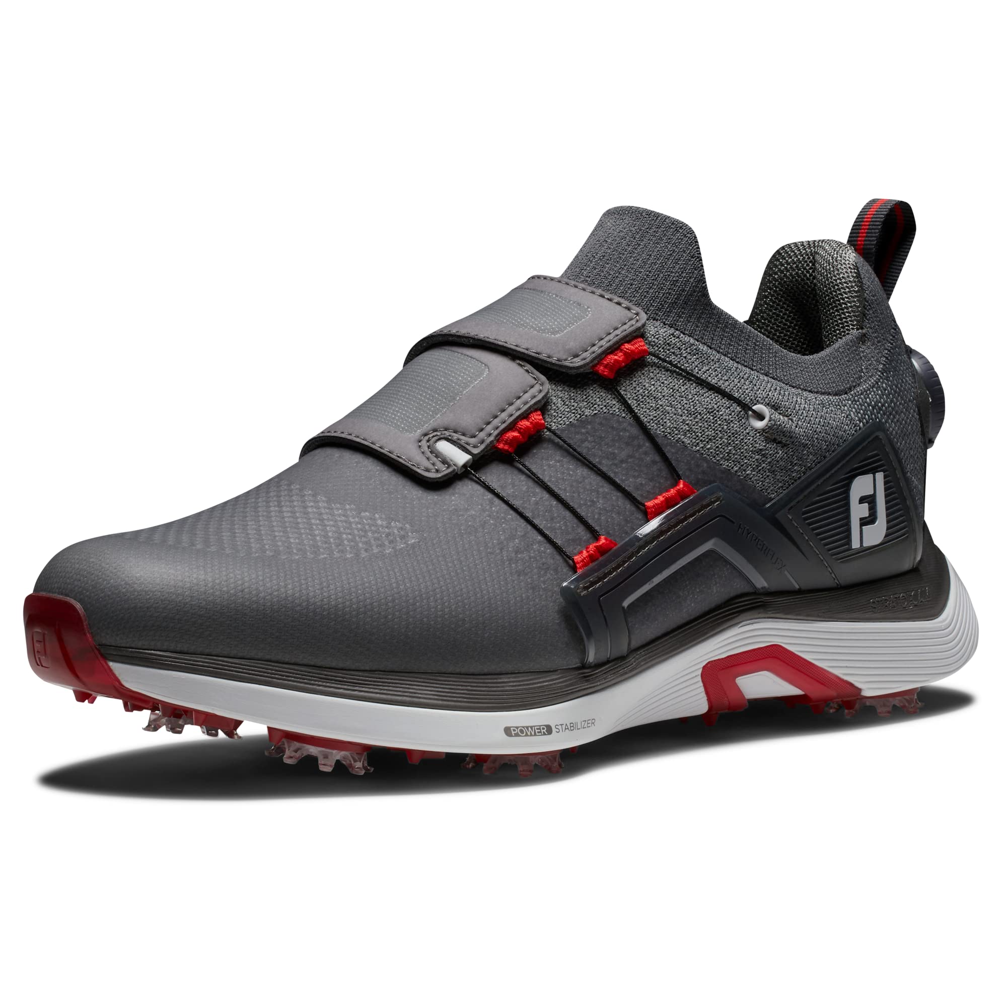FootJoy Men's Hyperflex Boa Golf Shoes - Waterproof Spiked Golf Shoes for Men with BOA Fit System - Perfect for Walking the Course & All-Weather Performance