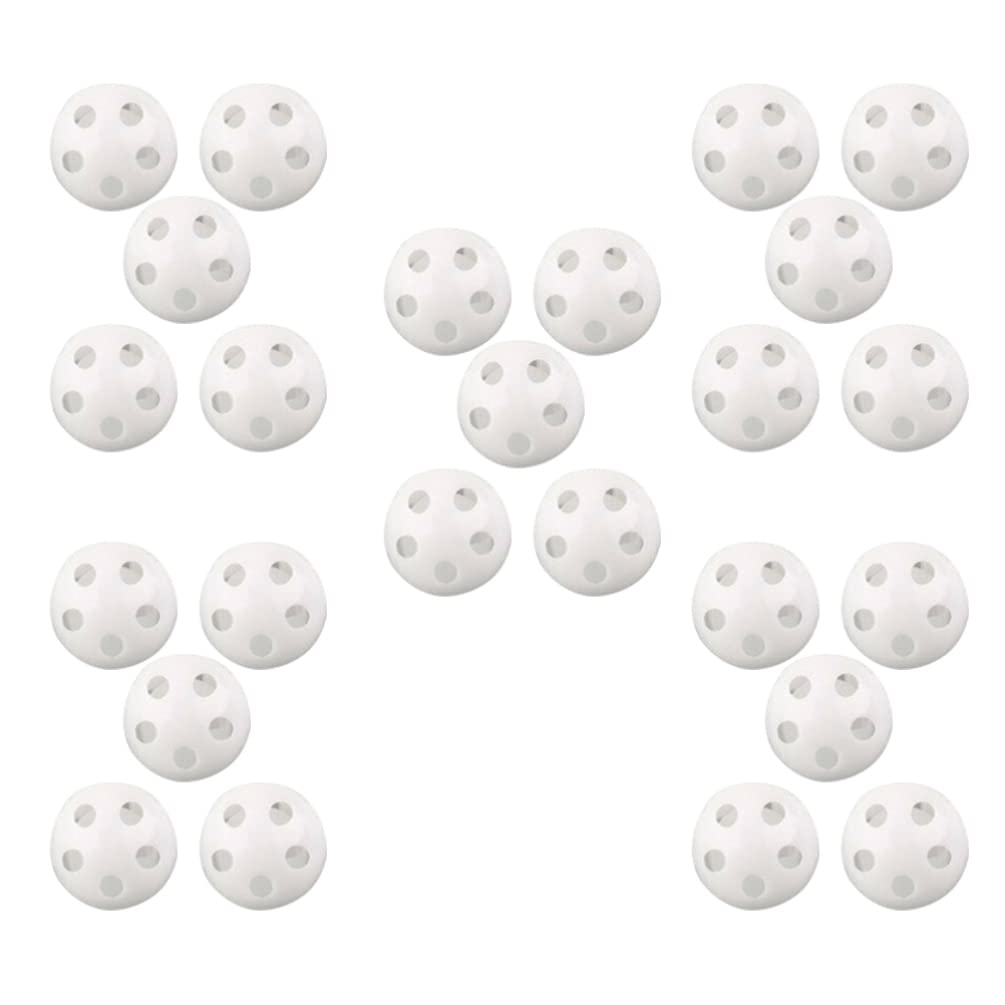 50pcs White Plastic Noise Maker Rattles for Baby Dolls & Dog Toys - DIY Craft Replacement Squeakers, Hotfix Tool Insert - Perfect for Newborn Sensory Play, Pet Enrichment & Wooden Toy Repair