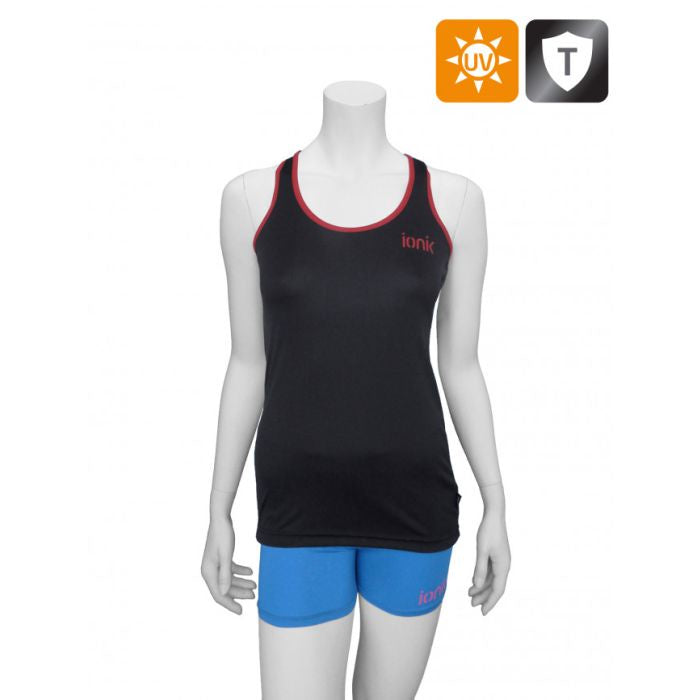 Ionik 2022 Women's 1333T Two-Tone Color Tank Top - Comfortable Summer Casual Wear for Gym, Beach & Everyday Outfits