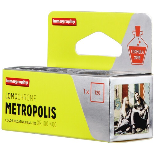 Lomography LomoChrome Metropolis 100-400 Color Negative Film 120 Roll Film - Perfect for Urban Photography, Street Scenes & Creative Portraits