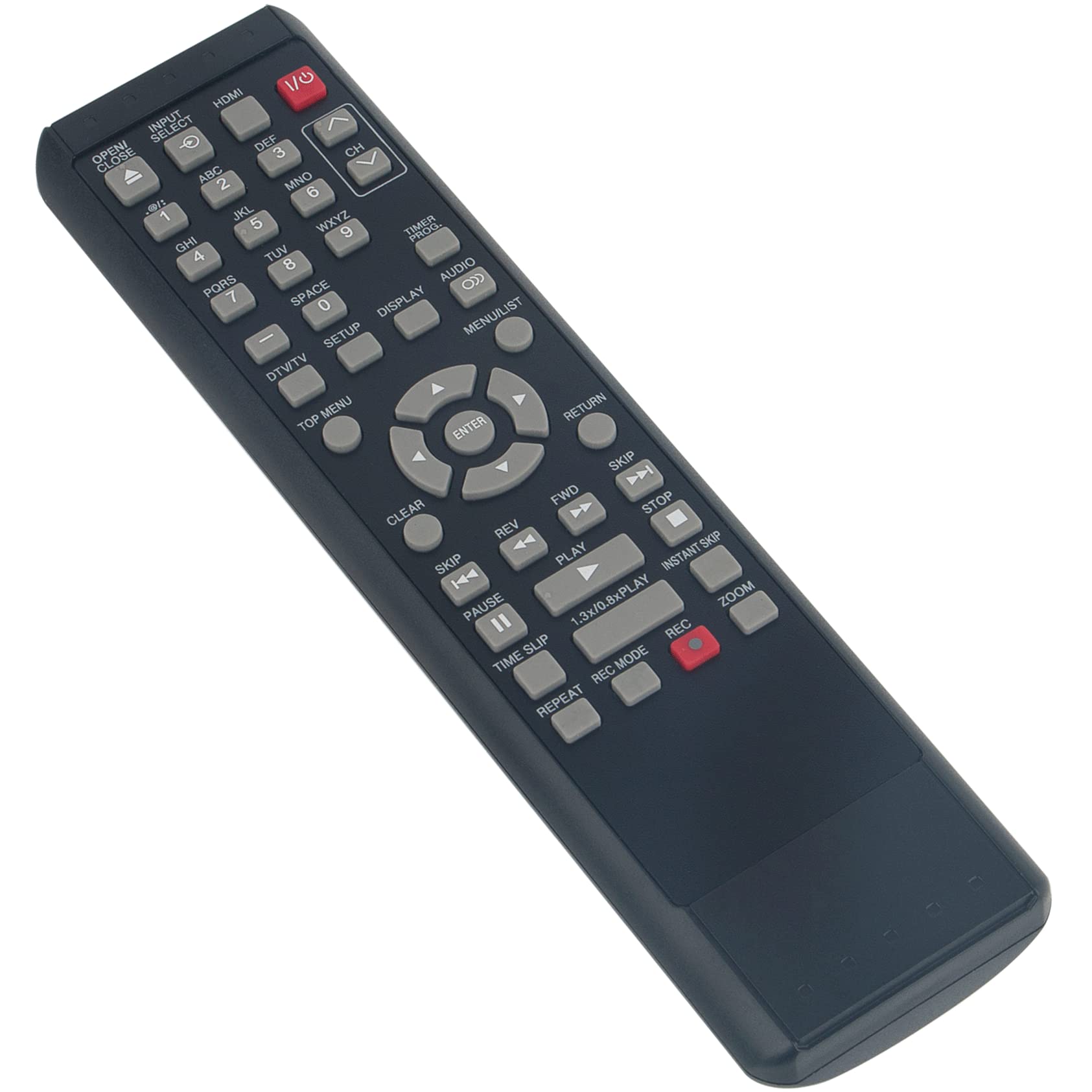 Toshiba DVD Recorder Replacement Remote Control Compatible with D-R550/D-R560/D-R570 Series (D-R550KU/D-R560KU/D-R570KU) - Perfect for Home Entertainment Systems & Media Centers