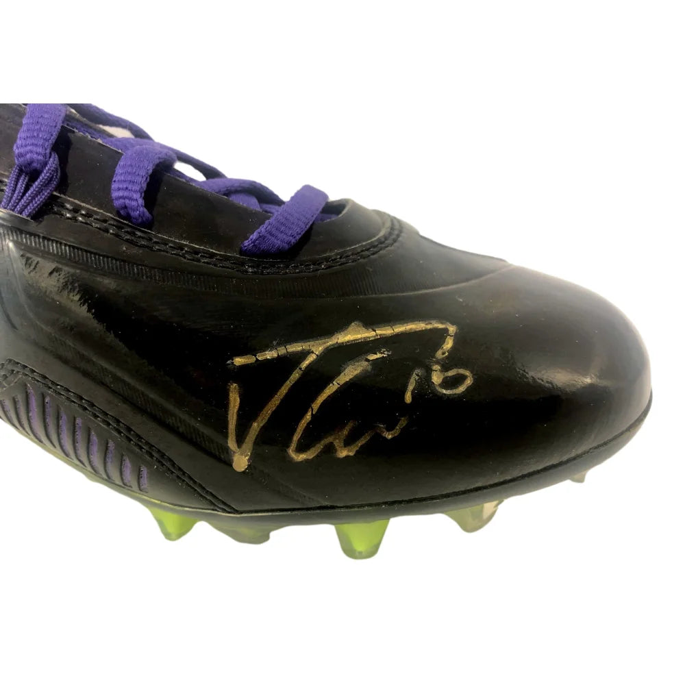 Jacob Eason Autographed Football Cleat - Washington Huskies & Indianapolis Colts Signed with JSA COA - Perfect for Sports Memorabilia Collectors and Fans
