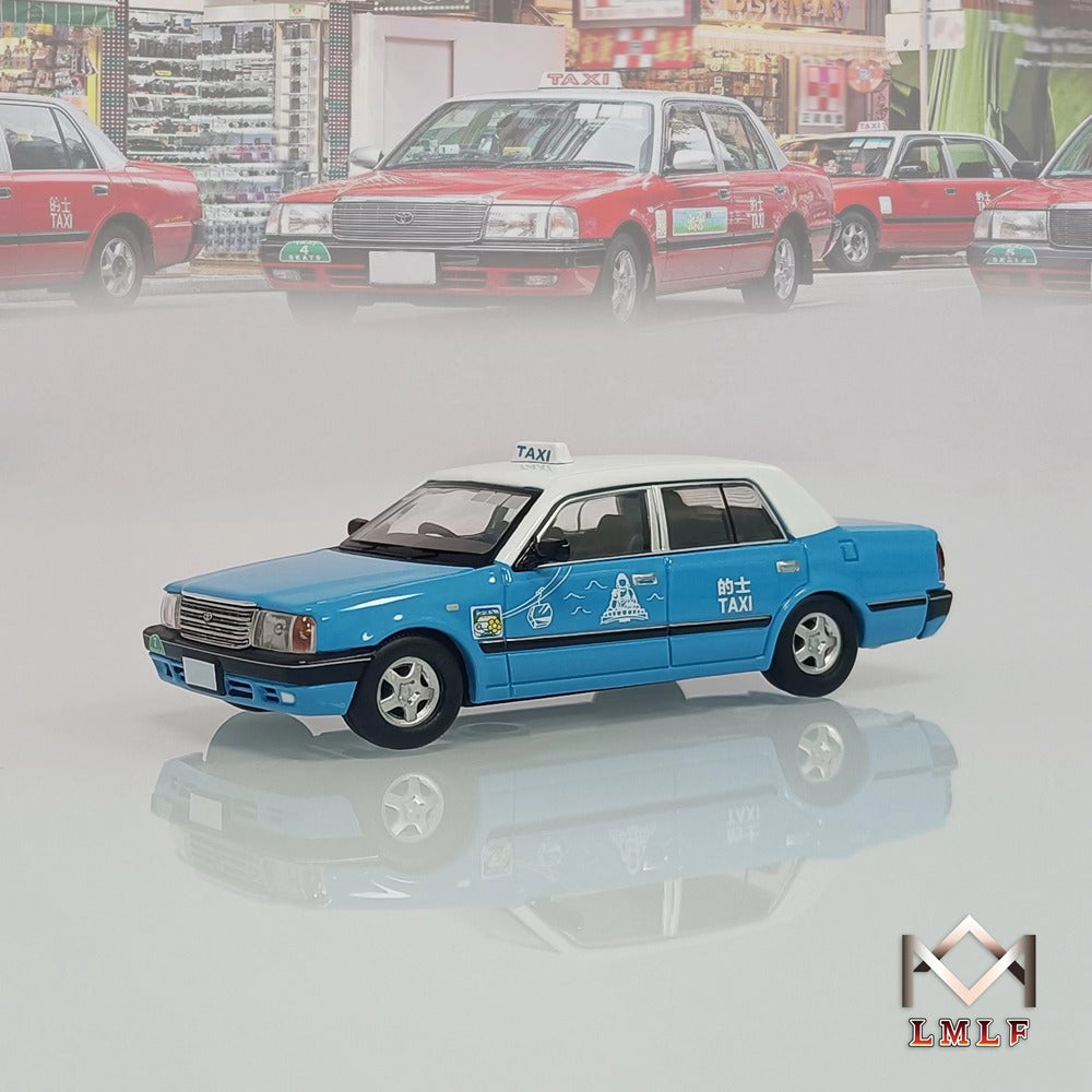1:64 Toyota Crown Hong Kong Taxi Diecast Model Car - Classic Miniature Collectible Toy for Adults & Kids - Perfect for Christmas Gifts, Display Collections & Hobby Enthusiasts
