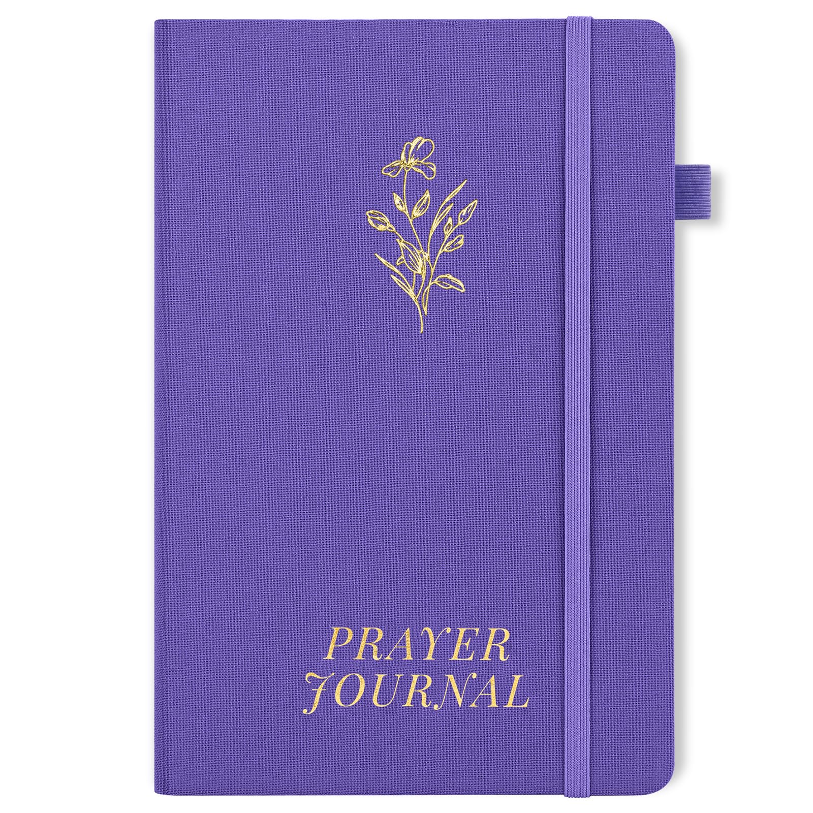 52-Week Prayer & Devotional Journal for Women and Men - Christian Bible Study Notebook with Note-Taking Sections, 8.4