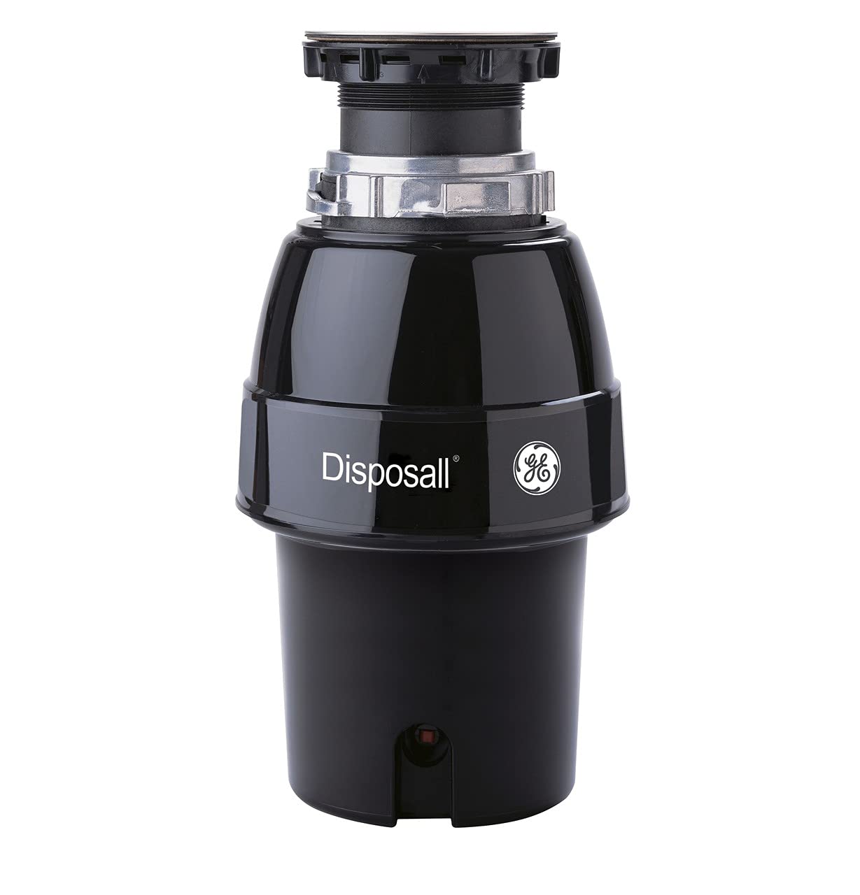 GE GFC530N 1/2 HP Continuous Feed Garbage Disposal with 2600 RPM - Powerful Grinding for Food Waste Like Beans, Potato Peels & Meat - Easy Installation Kit Included - Cordless Design - Ideal for Home Kitchens & Frequent Cooking - Black