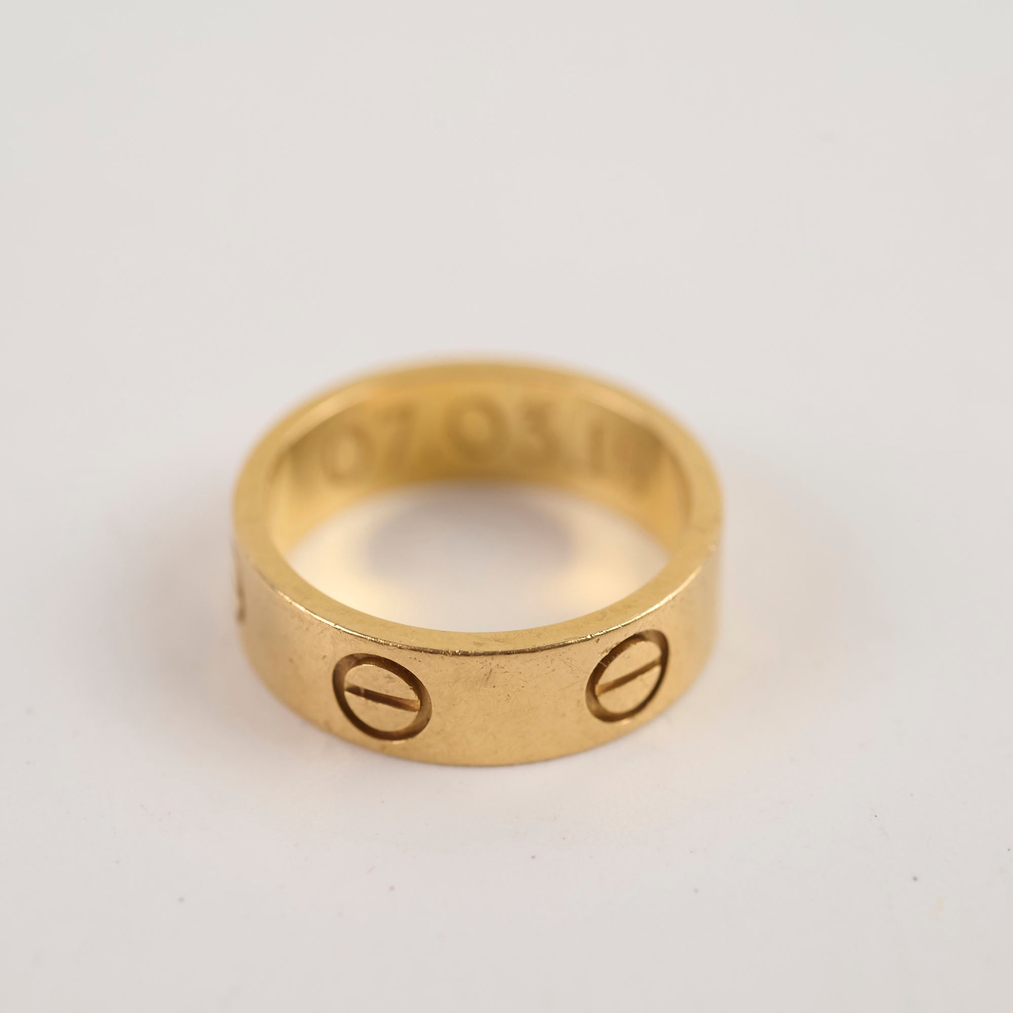 Cartier Love Ring 18K Gold Size 50 - Luxury Wedding Band for Women & Men, Perfect for Engagements, Anniversaries & Romantic Gifts