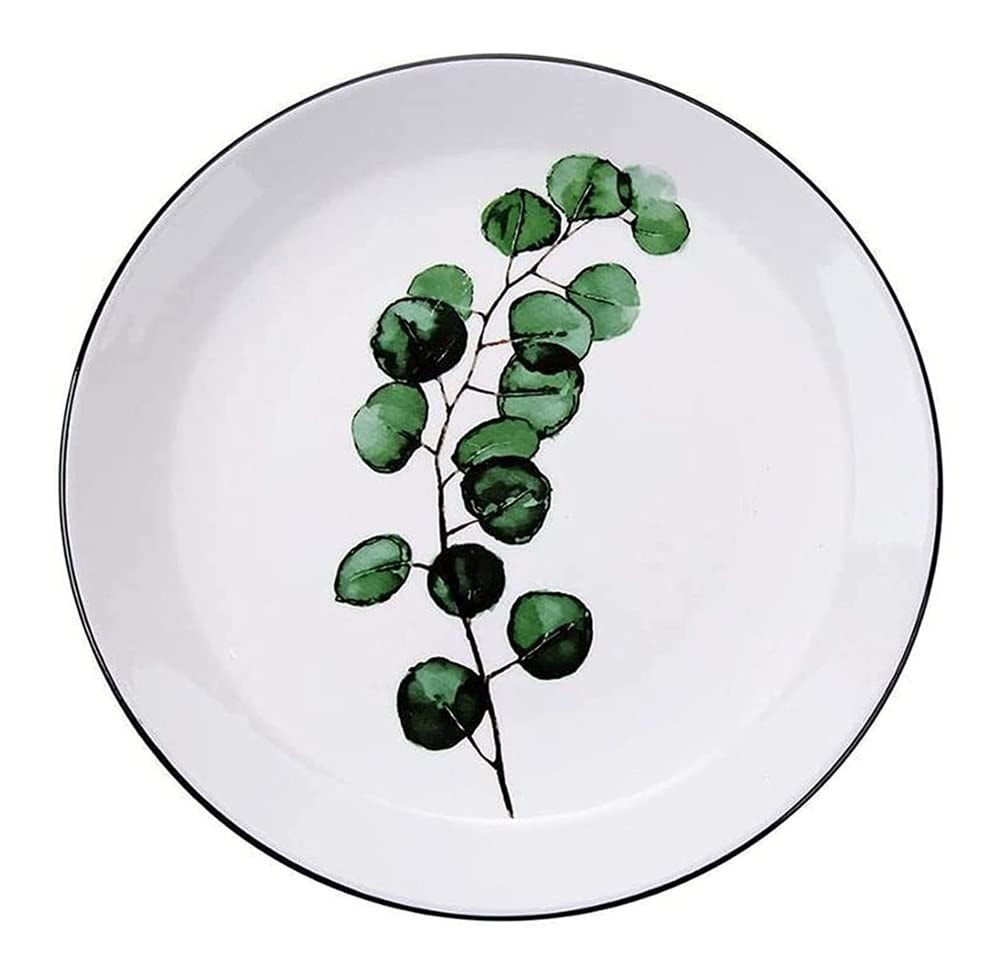 Premium Stoneware Dinner Plates Set - 10 Inch Ceramic Plates for Dining, Sushi, Salad, Dessert & Cake | Durable Round Tableware for Everyday Meals, Entertaining & Restaurant Use