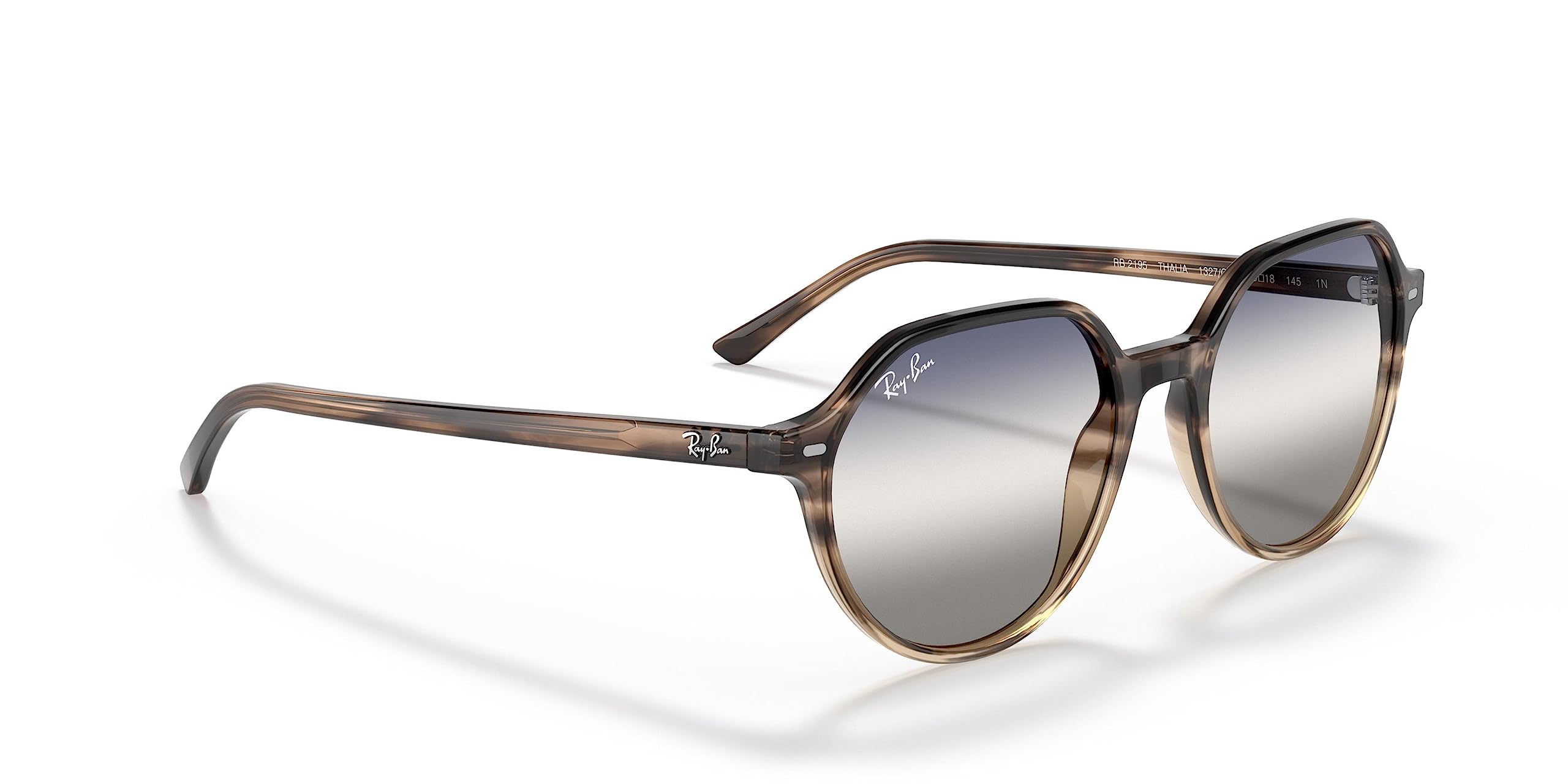 Ray-Ban RB2195 Thalia Square Sunglasses - UV Protection, Polarized Lenses, Classic Style for Men & Women - Perfect for Driving, Beach, and Outdoor Activities