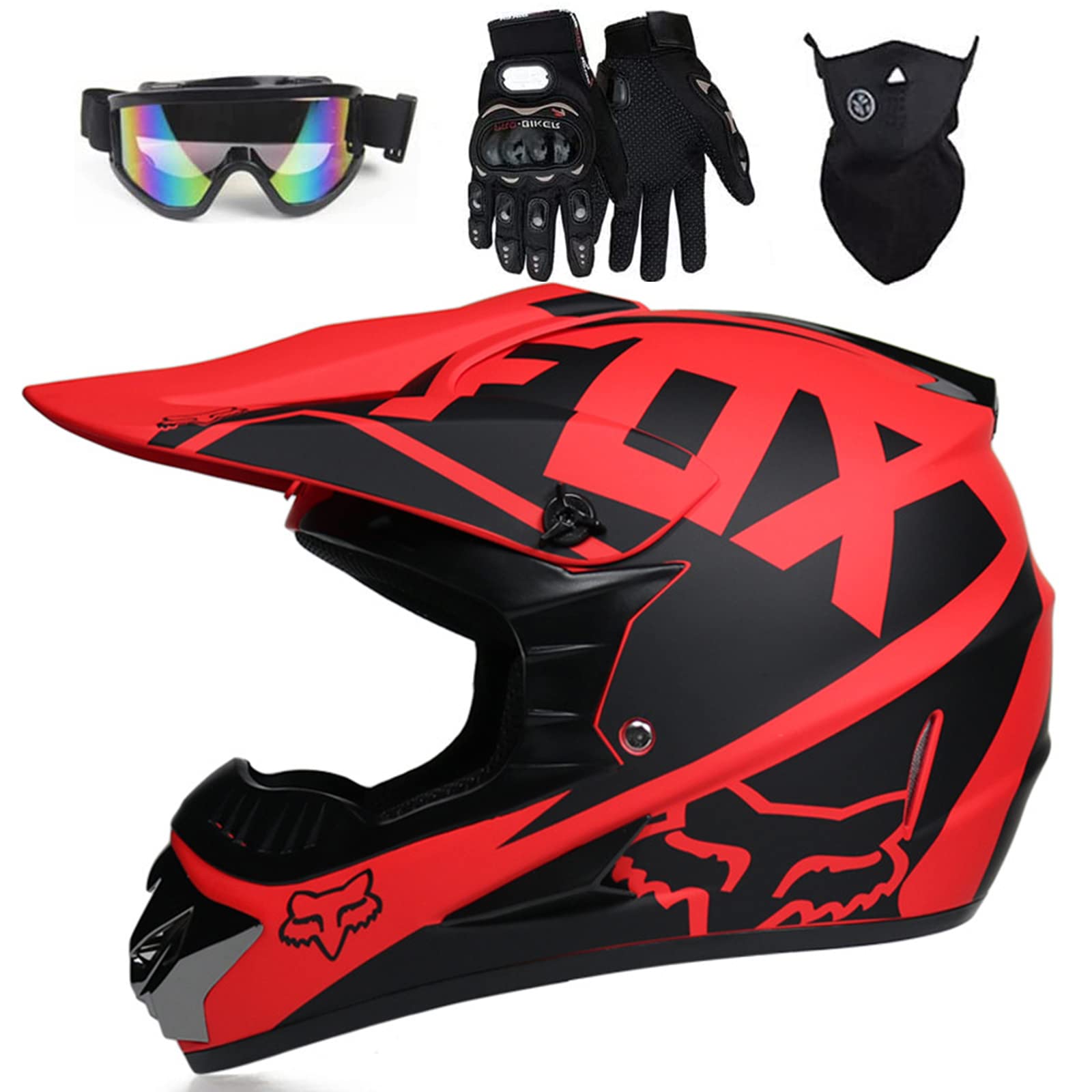 Motocross Helmet for Men & Women - DOT Approved Dirt Bike & Off-Road Motorcycle Helmet - Youth & Adult Unisex Design - Perfect for MX Racing, Trail Riding & Mountain Biking