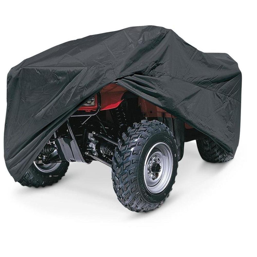 UTV ATV Motorcycle Waterproof Cover - Universal Fit for 4 Wheel Vehicles 87x38x42 Inches (Medium) - Outdoor Protection for Snow, Rain & Dust