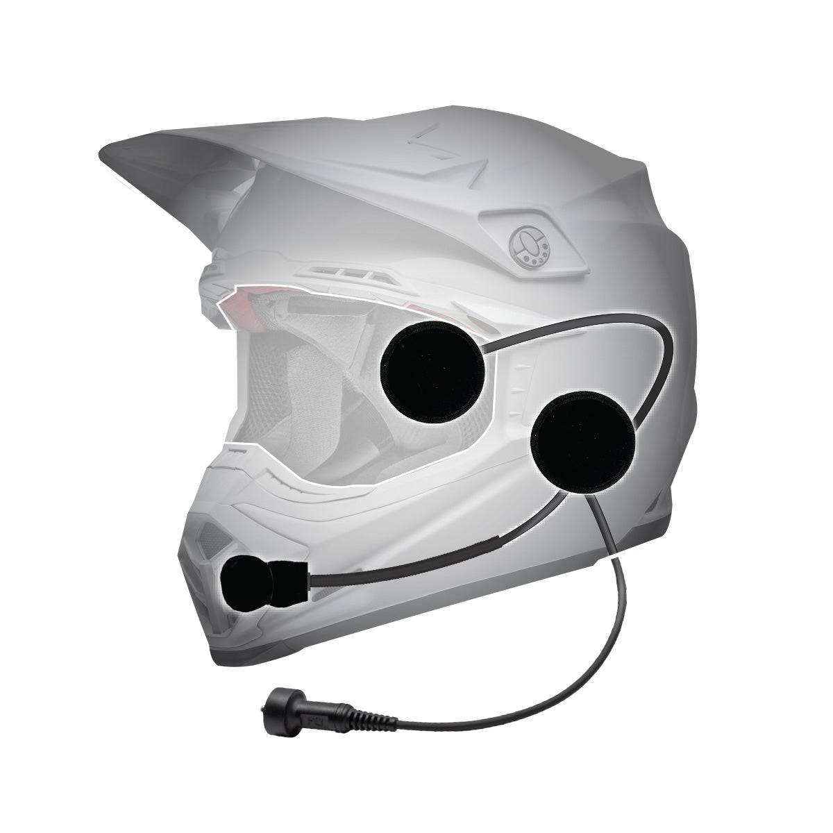 Premium Motorcycle Helmet Wiring Kit with High-Quality M2 Speakers - Perfect for Harley, Honda, Yamaha & More - Ideal for Long Rides, Commuting & Road Trips