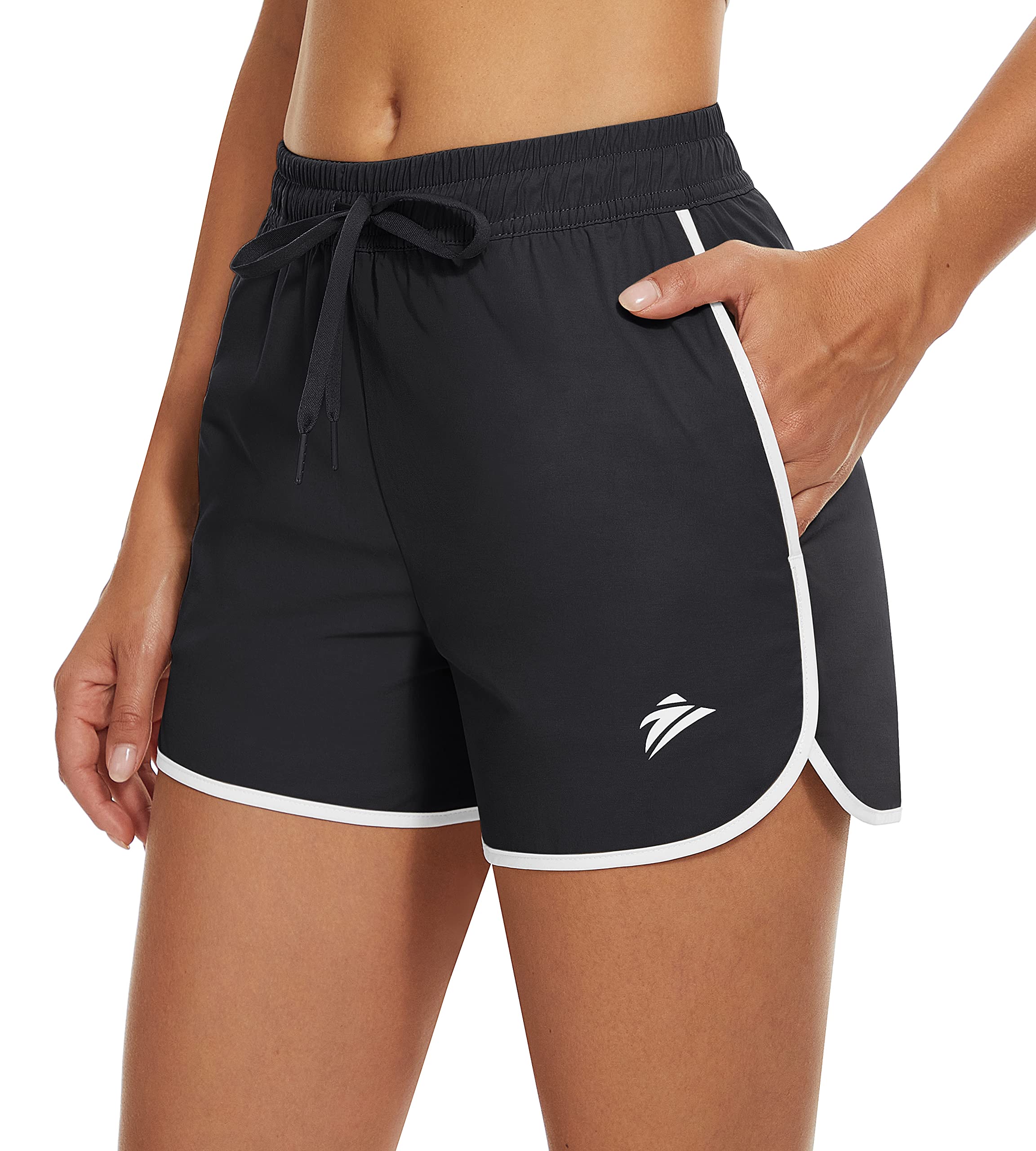 TACVASEN Women's Hiking Shorts with Pockets - Quick Dry Lightweight Outdoor Running Shorts, Breathable Active Sports Shorts for Hiking, Camping & Gym Workouts