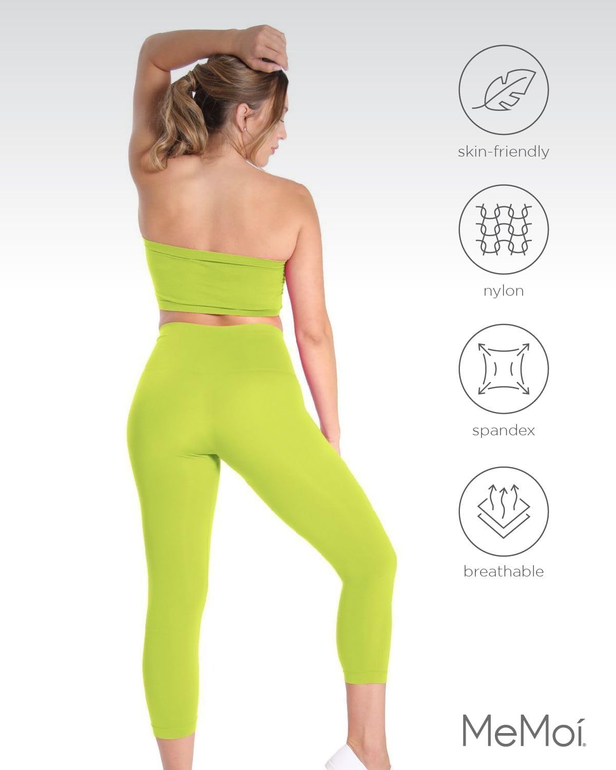 SlimMe High Waisted Tummy Control Shapewear Leggings for Women - Comfortable & Breathable Compression Pants for Workout, Yoga & Everyday Wear
