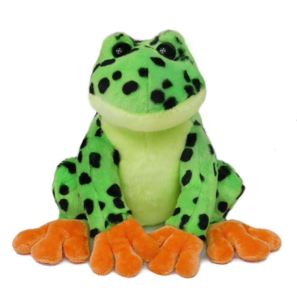 11 Inch Large Tree Frog Plush Stuffed Animal - Super Soft Cute Frog Toy Gift for Kids & Adults | Perfect for Nursery Decor, Birthday Presents & Frog Lovers Collection