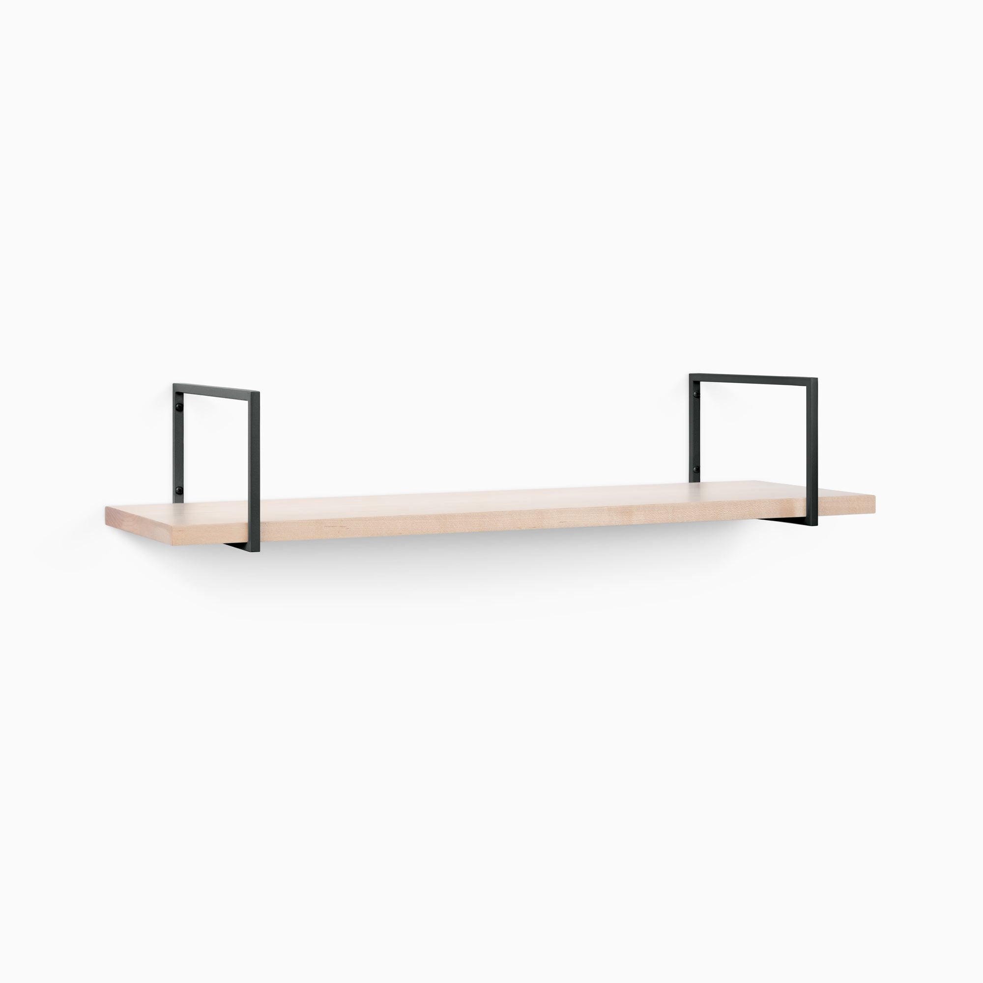 Bart Maple Wood Wall Shelf - Floating Shelf for Living Room, Bedroom, Bathroom - Rustic Home Decor & Storage Solution