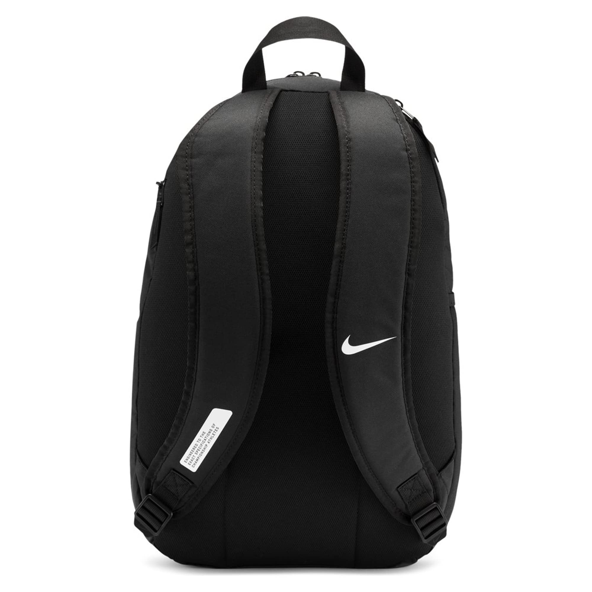 Nike DC2647 Academy Team Soccer Backpack - Black/White - Durable Sports Backpack for Soccer Players, Coaches & Fans - Perfect for Training, Games & Travel