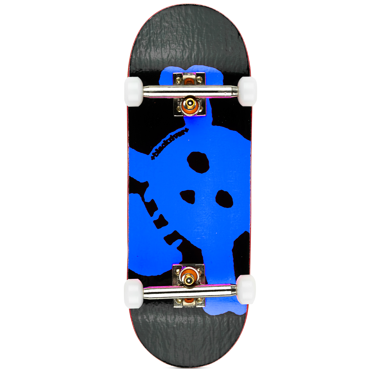 Blackriver Fingerboard Complete - Navy Blue Skull Design Professional Finger Skateboard for Tricks & Stunts | Perfect for Skateboard Enthusiasts & Collectors | Indoor & Outdoor Use